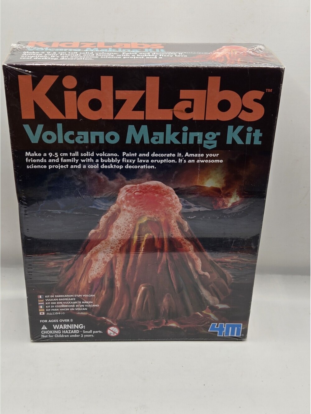 4M KidzLabs Volcano Making Kit - DIY Geology Chemistry Lab STEM